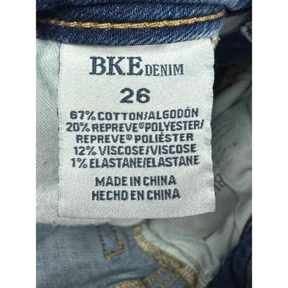 BKE Buckle Womens Billie Slim Fit High Rise Ankle Skinny Jeans - Size 26 (25x28) - Picture 5 of 6